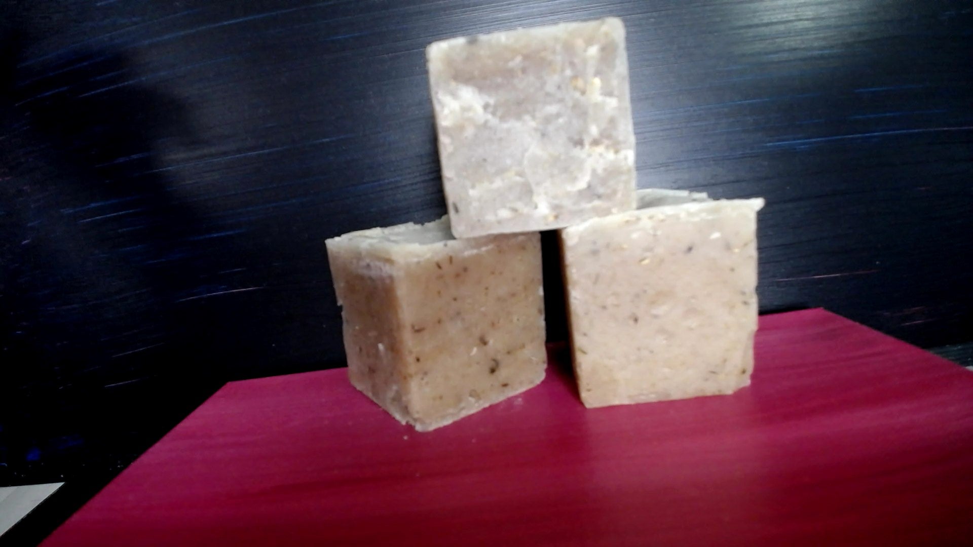 All Natural Oatmeal, Lavender, Chamomile, Goats Milk Soap for Sensitive Skin 2x2 Block